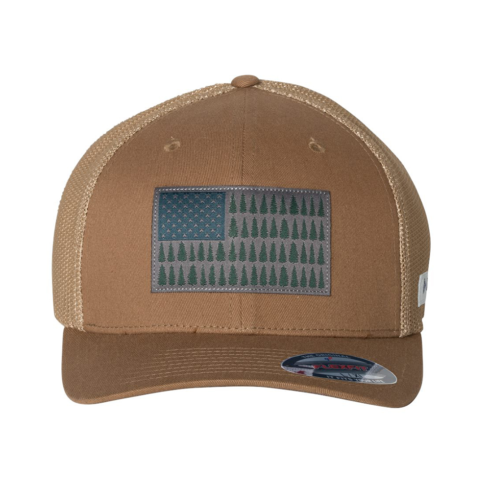 Columbia Mesh Tree Flag Ball Cap - Delta - L/XL