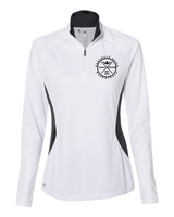Hardwood - Adidas - Women's Lightweight Quarter Zip - White/Carbon
