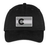 Grey Colorado Flag Washed Twill Cap