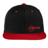 Limited Edition - Colorado Key - Flat Bill Snap Back Hat - Black and True Red