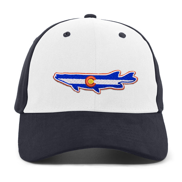 Limited Edition - CO Trucker Hat - Pike Fish - Navy and White