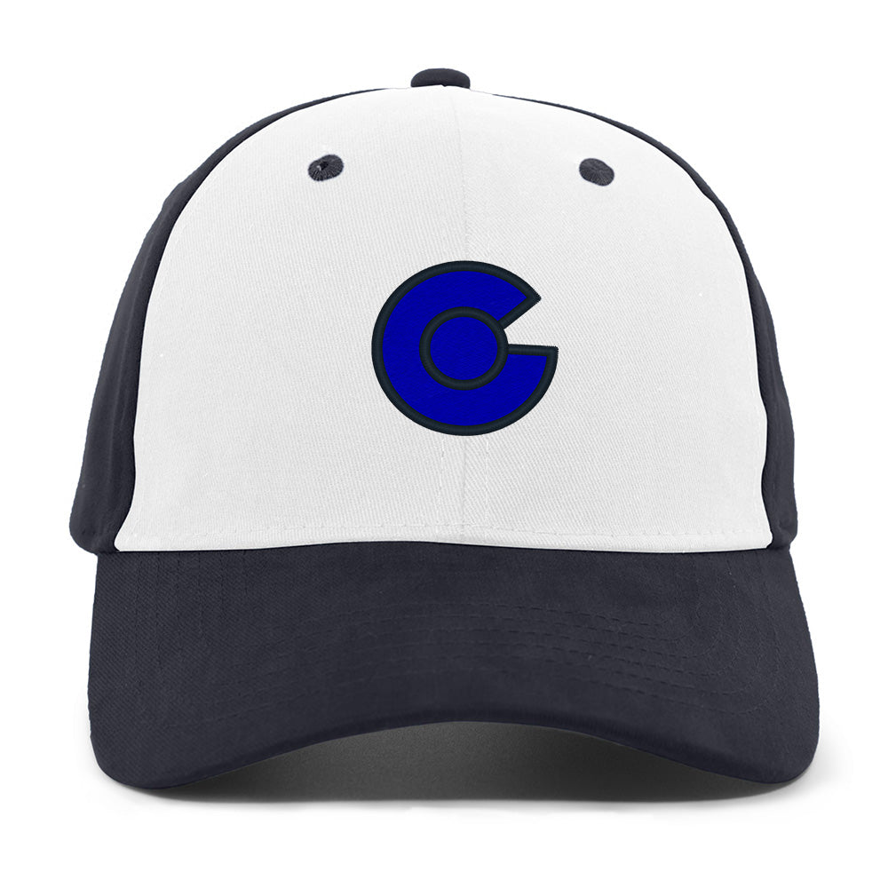 Chapeau Snapback Réglable – Imprimé Fleurs Colorado – Bleu Columbine
