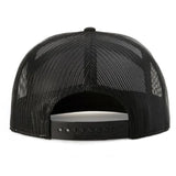 Limited Edition - Campfire+Mtns 7 Panel Richardson Flat Bill Snap Back Hat - Dark Charcoal