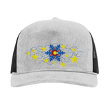 Limited Edition - CO Snow - 7 Panel Richardson Corduroy Cotton/Poly Mesh- Grey