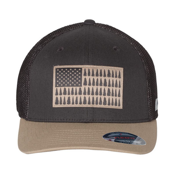 Columbia - Shark Tree Flag Mesh Back -  Flexfit Cap L/XL