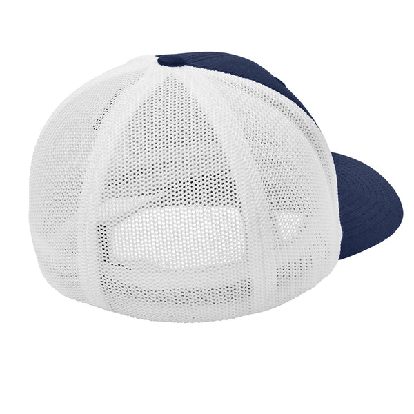 HF2 Cuda Hat - Dark blue/White Flex Fit Hat