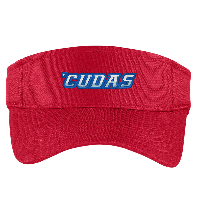 HF2 Cuda Visor - Red - Velcro Back