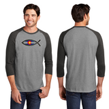 Colorado Christian Fish - Perfect Tri  3/4-Sleeve Raglan