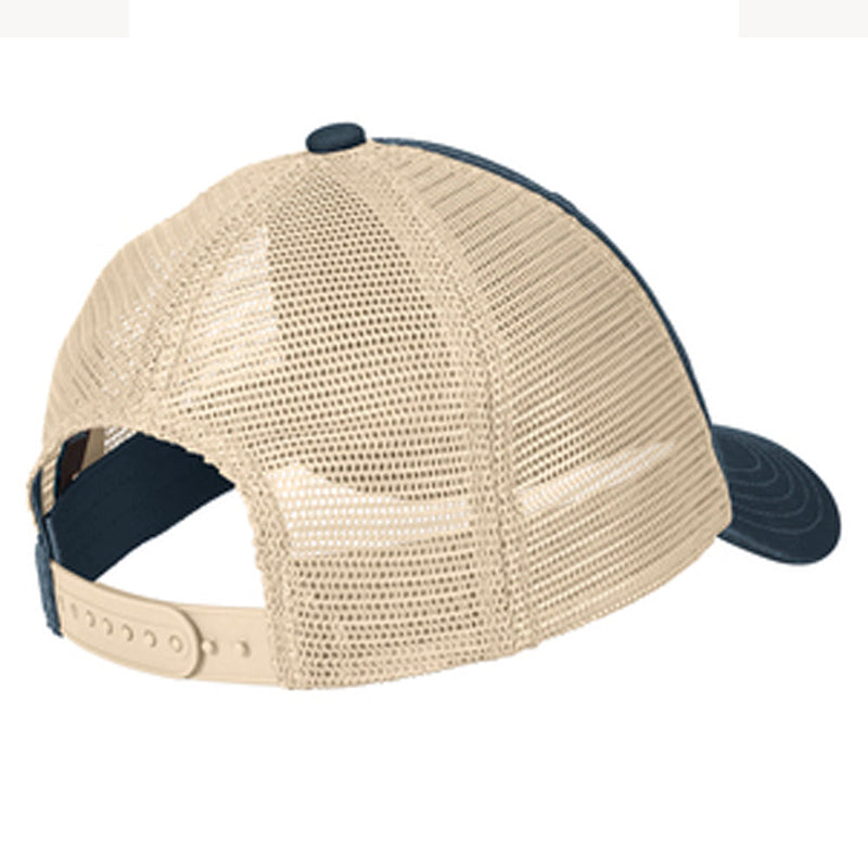 Christmas Hat - X'mas Bell Mesh Snapback - Navy and Stone