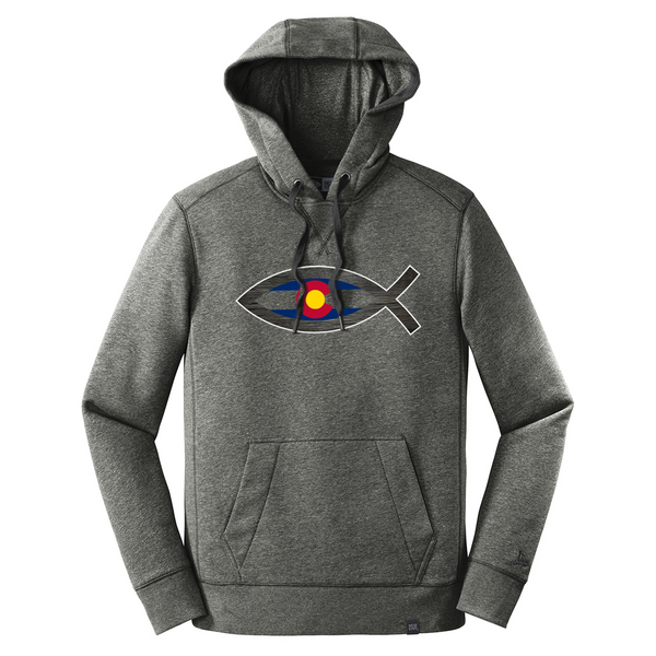 Colorado Christian Fish Hoodie - Black Twist