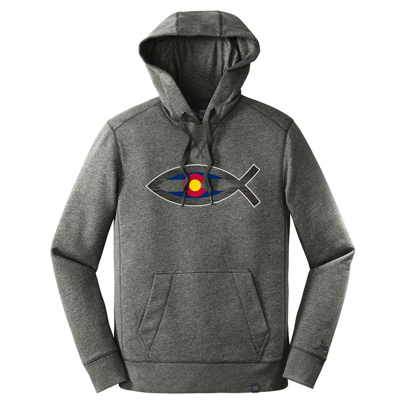 Colorado Christian Fish Hoodie - Black Twist