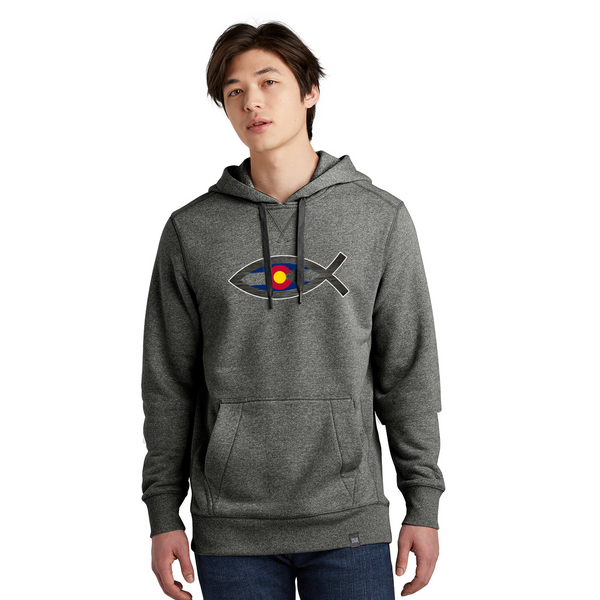 Colorado Christian Fish Hoodie - Black Twist