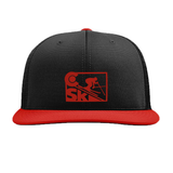 Limited Edition - Colorado Ski - Flat Bill Flexfit L/XL - Black and Red