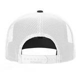 Limited Edition - Monster - Flat Bill Snap Back Hat - Black and White