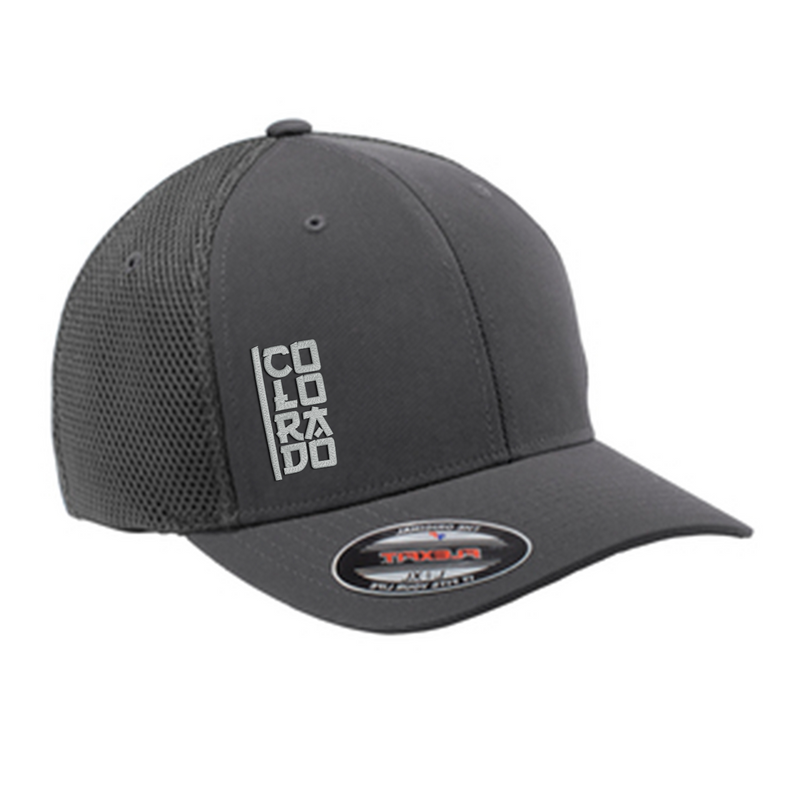 Limited Edition - Colorado Vertical - Grey Air Mesh Back Cap