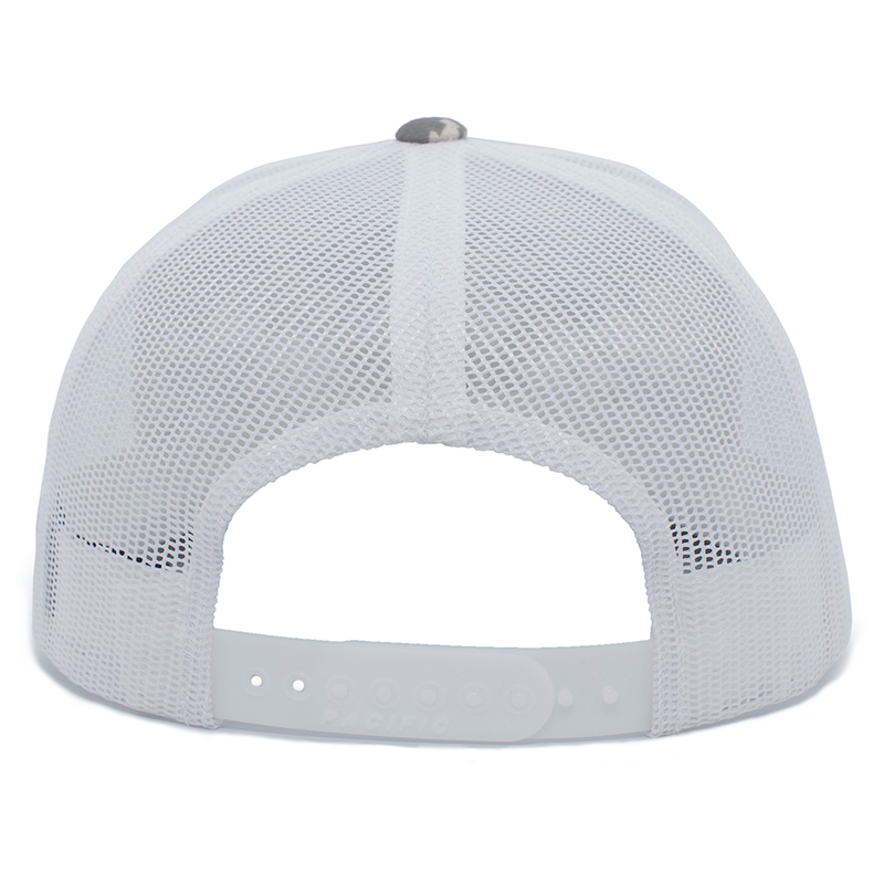 Limited Edition - Colorado City - Trucker Hat White Mesh Snap Back - Camo
