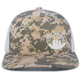 Limited Edition - Colorado City - Trucker Hat White Mesh Snap Back - Camo