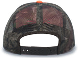 Limited Edition - Colorado Camo C - Snap Back Trucker Hat - Blaze Orange & Break-up
