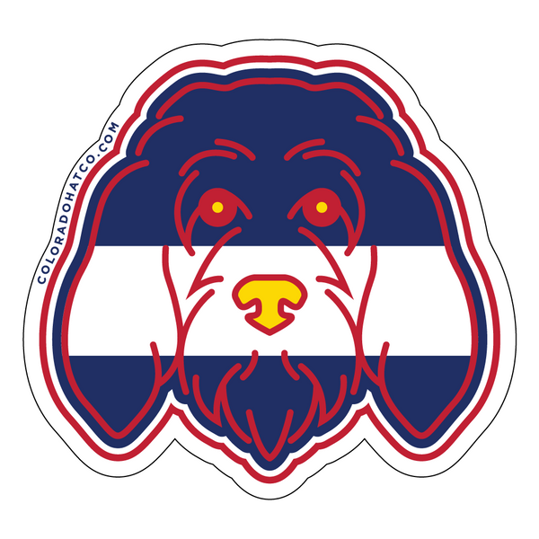 Colorado Portuguese Water Dog Sticker