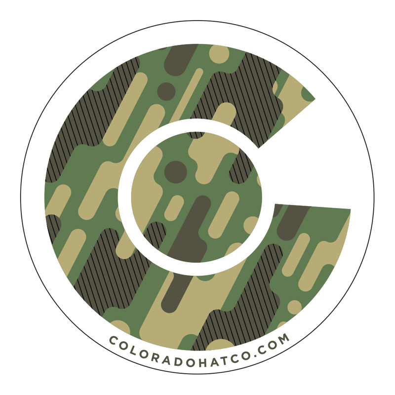 Colorado Camo Logo Sticker