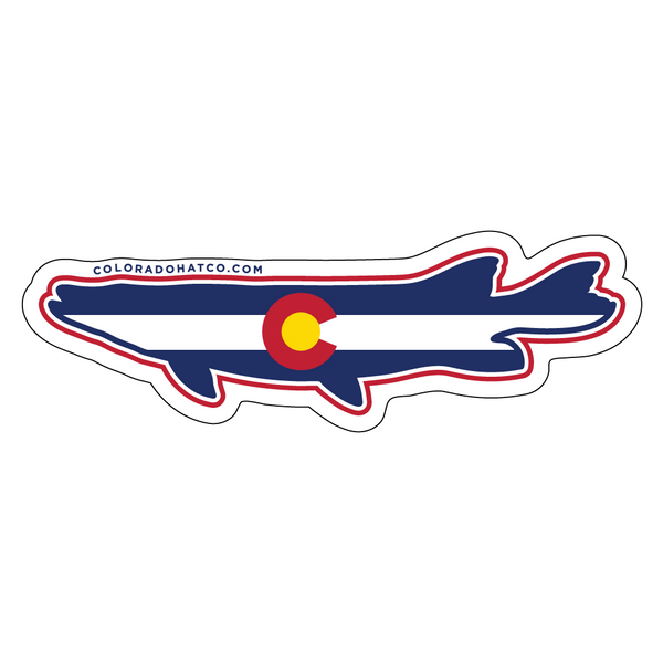 Colorado Pike Fish Sticker