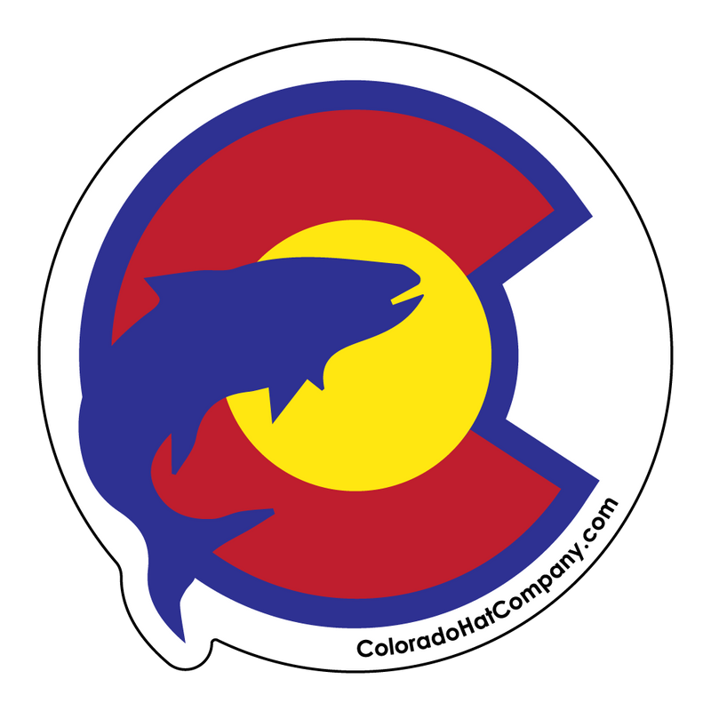 Colorado C With Fish Sticker