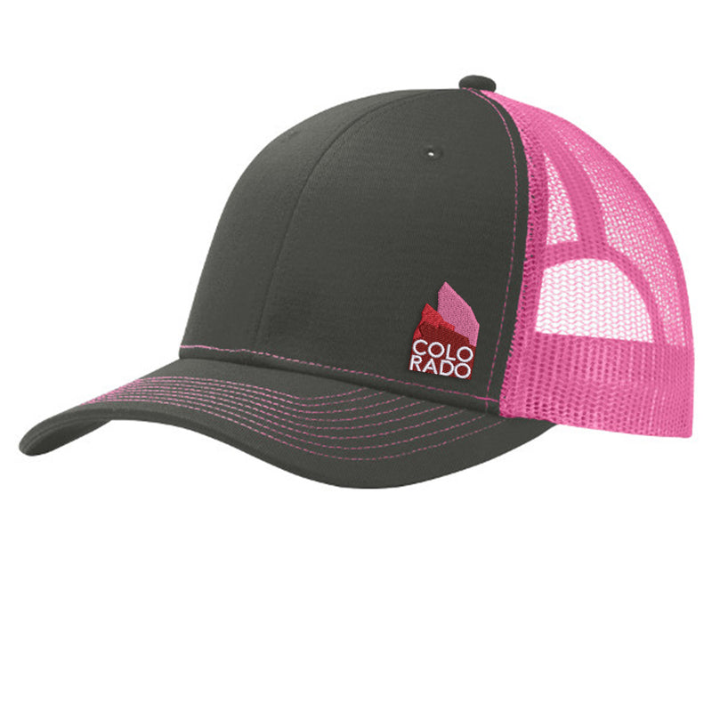 Pink and grey hat sales