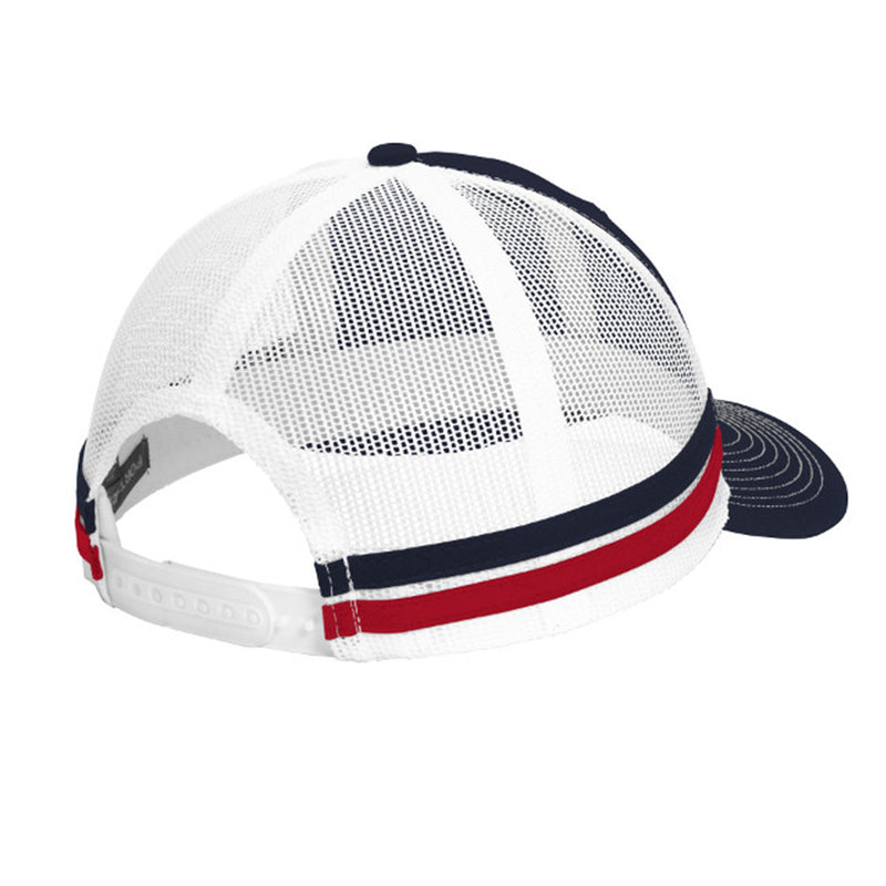 Colorado Tree Trucker Hat - Flame Red White