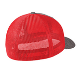 Limited Edition - Ski CO Trucker Hat - Grey Heather & True Red Mesh