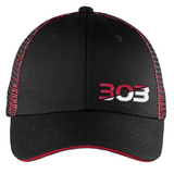 Limited Edition - 303 - Trucker Hat - Black & Red Mesh