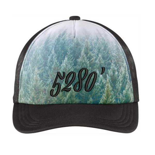 Limited Edition - 5280 - Foam Trucker Snap Back Hat - Forest