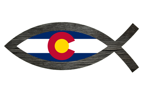 Colorado Christian Fish Sticker