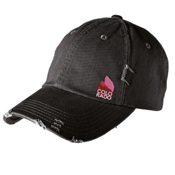 Red Rocks Hat - Black Distressed