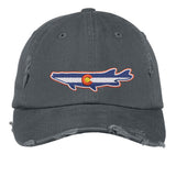 Colorado Pike Distressed Cap - Nickel