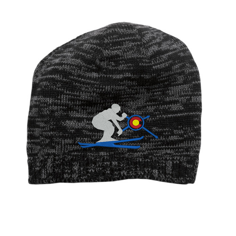 Limited Edition - Ski CO Logo - Black Charcoal Beanie
