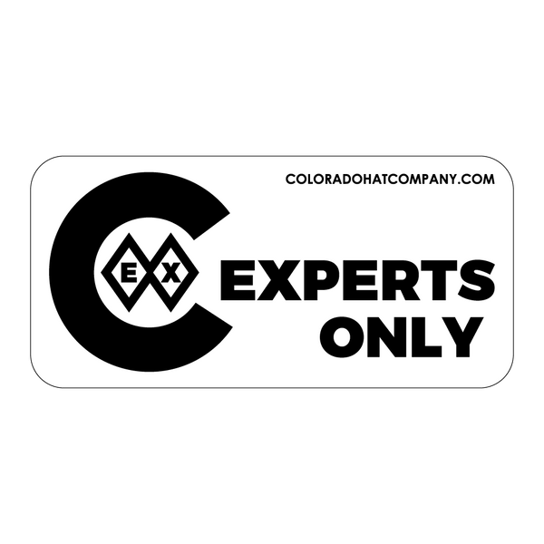 Colorado Experts Only Sticker