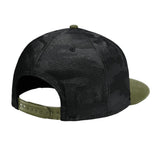 Colorado Double Diamond - Flat Bill Snap Back Hat - Army and Black Camo