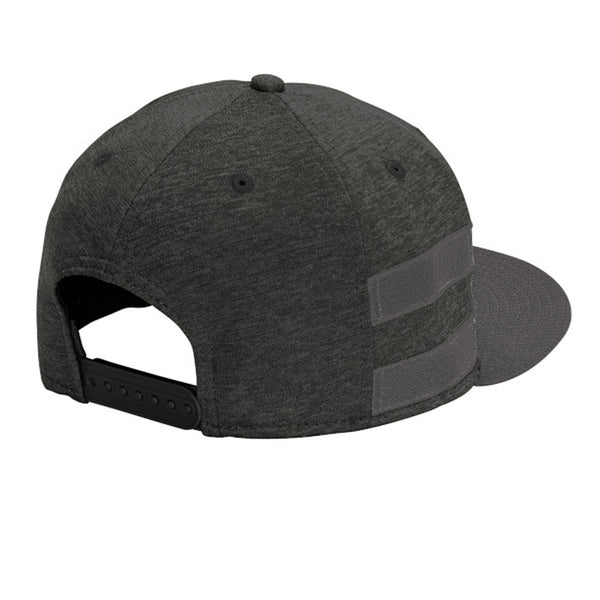 Colorado C - Grey - Striped Flat Bill - Black Shadow and Graphite