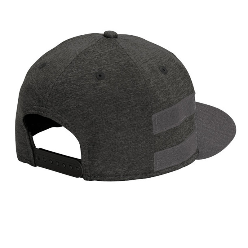 Colorado C - Grey - Striped Flat Bill - Black Shadow and Graphite