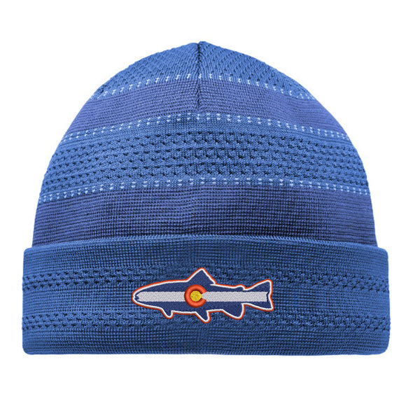 Colorado Trout - Fleece Beanie - Royal Blue