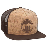 Denver Skyline - Cork Flat Bill Hat