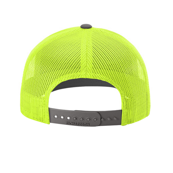 Limited Edition - Colorado Asian Style - Trucker Hat - Charcoal and Neon Lime