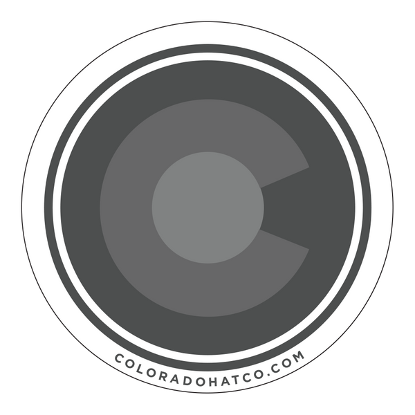 Colorado Logo Grayscale Sticker
