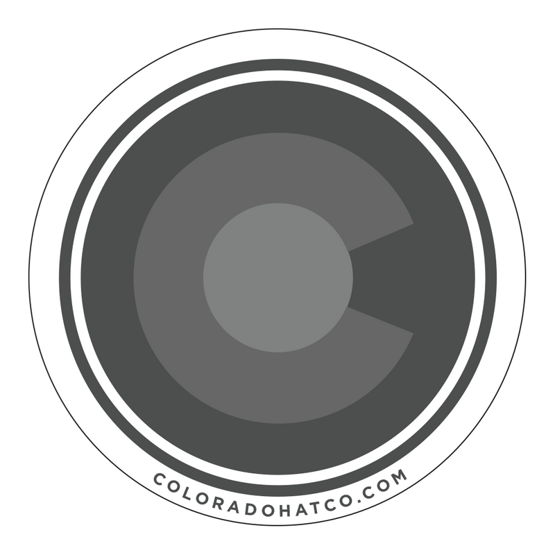 Colorado Logo Grayscale Sticker
