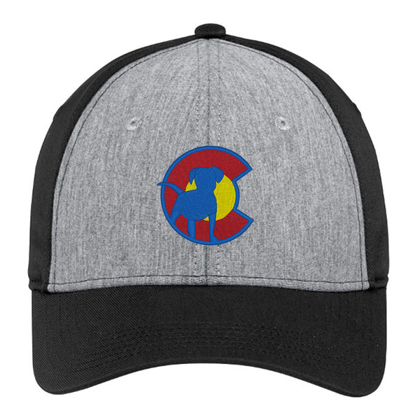 Colorado Puppy Snap Back Trucker Hat - Vintage Heather & Black