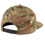 Colorado Ram - Flat Bill Snap Back Hat - Camo