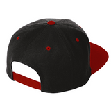 Limited Edition - Colorado Key - Flat Bill Snap Back Hat - Black and True Red