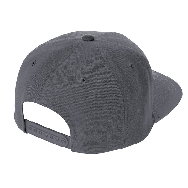 Colorado Script - Flat Bill Snap Back Hat - Dark Grey