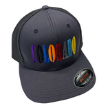 Limited Edition - Colorado Color full Letters Trucker Hat - Graphite Grey