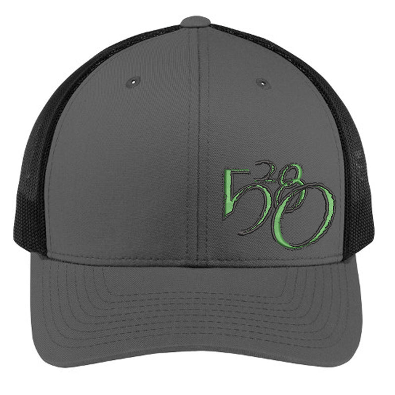 5280 - Snap Back Trucker Hat - Graphite and Black
